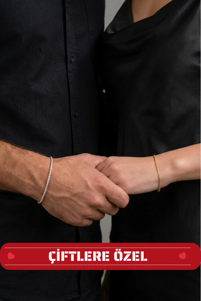 esdika BURGU MODEL ÇİFT/SEVGİLİ BİLEKLİĞİ • 925 AYAR GÜMÜŞ • PREMİUM STERLİNG...