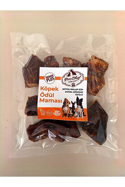 Prochef 250 Gr Kurutulmuş Hindi Boyun Natürel Köpek Kemiği Doğal Ödül Maması