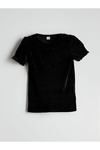 LC Waikiki Tricou pentru fete cu guler Roba Zero, Sparkly Choices, de la Shin...
