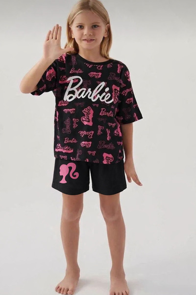 Barbie Kız Çocuk Alt-Üst Takım - 6/7 Yaş