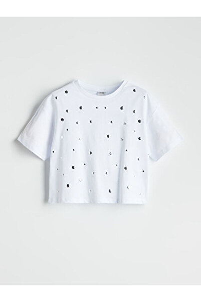 LC Waikiki RMZ GİYİM FARKIŞİLLERİNE ZERO Tricou pentru fete cu guler Roba și ...