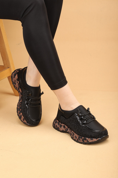 Ldr Ayakkabı Γυναικεία Ορθοπεδικά Παπούτσια Περπάτημα με Σχέδιο Λεοπάρ Σόλας ...