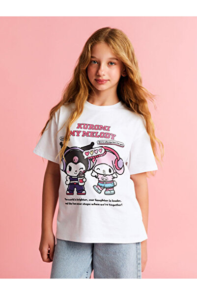 LC Waikiki RMZ GİYİM FARKIŞİLLERĂ Tricou pentru fete cu imprimeu Kuromi Zero ...