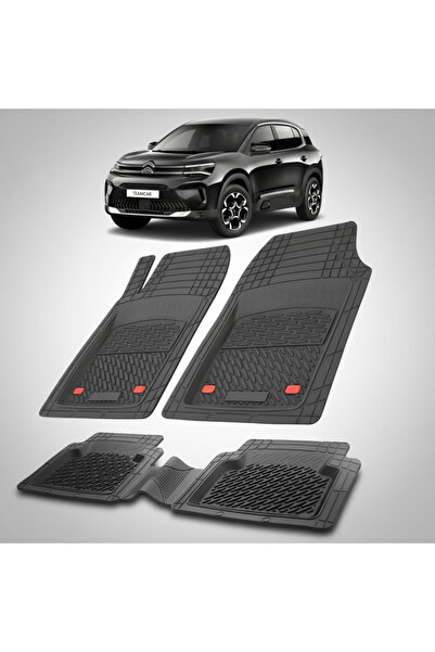 TEAMCAR Covorașe auto compatibile Citroen C5 Aircross 2025-Prezent |   Negru