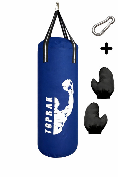 Genel Markalar ELDİVEN Hediye 60 Cm Boks Torbası Karabina Hediyeli Lacivert 6...