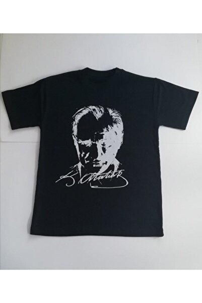 Generic Brand 10 نوفمبر، 23 أبريل أتاتورك مطبوعة تي شيرت أسود للأطفال قصير 13...