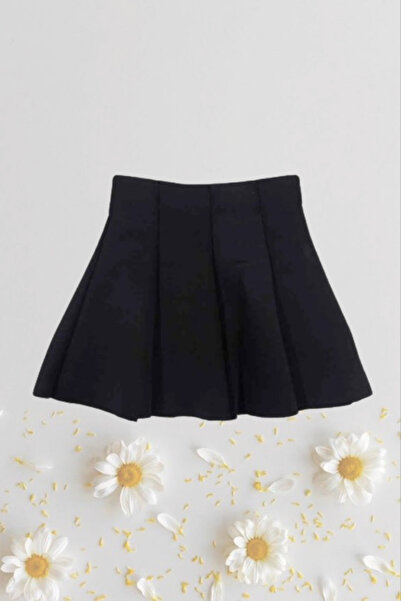 Nacar Kız Çocuk 23 Nisan 19 Mayıs Gösteri Kıyafeti Kısa Dalgıç Siyah Etek 024