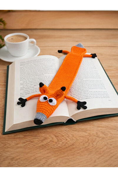 Funlife Scrapbook Amigurumi El Yapımı Tilki Kitap Ayracı
