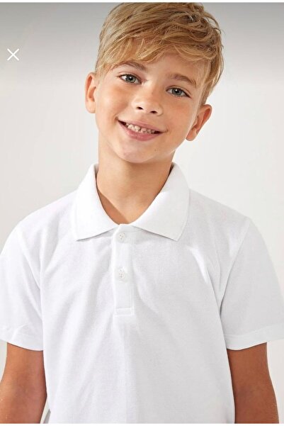 nuriş fashion UNISEX dětské oblečení - bílá česaná bavlna, školní kostým, tri...