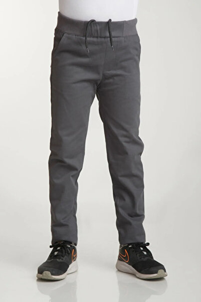 Generic Brand Pantaloni cu talie elastică pentru băieți, uniformă școlară