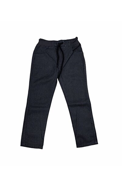 Nacar Çocuk Okul Pantalonu Şerz Kumaş Tam Lastikli Kaşkorse