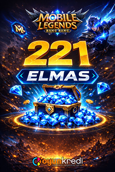 oyunkredi Mobile Legends 221 Elmas TR