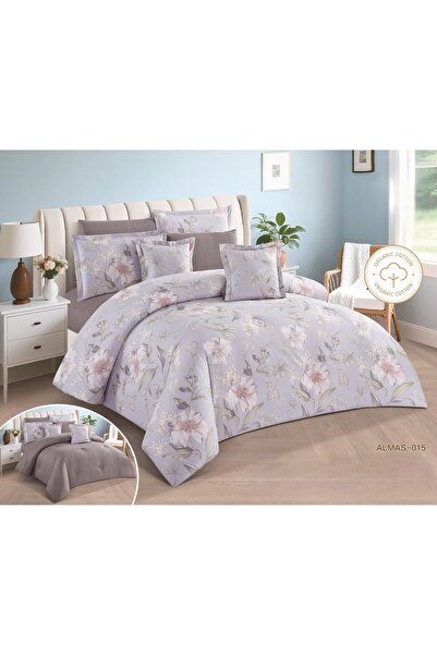 Red Rose مفرش نفرين مصنوع من القطن 100% لمن يبحث عن الراحه بالنوم 230×250