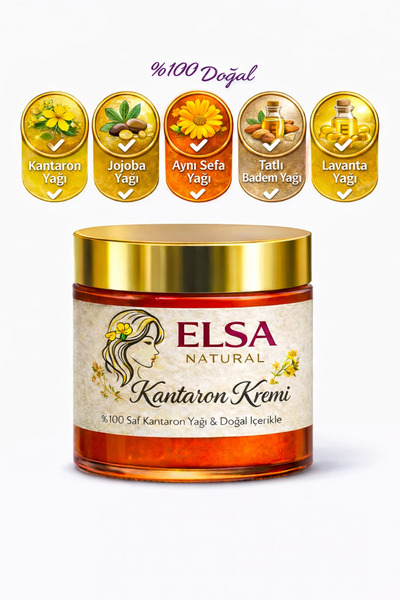 ELSA NATURAL Kantaron Yağlı Gece Bakım Kremi- Nemlendirici-Onarıcı %100 Doğal...