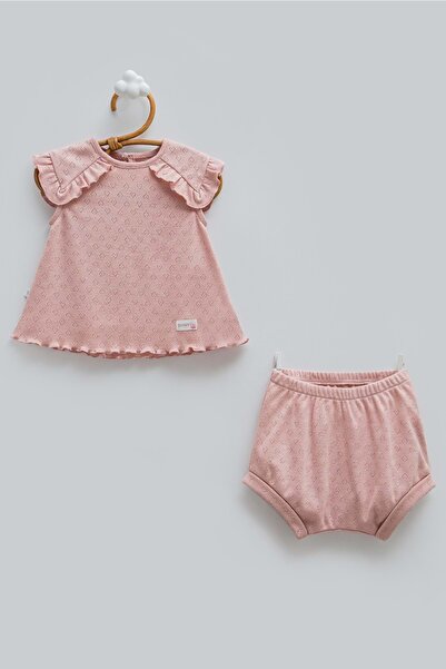 Caramell طقم هيلو جيرل أل توب تاكوم داستي روز