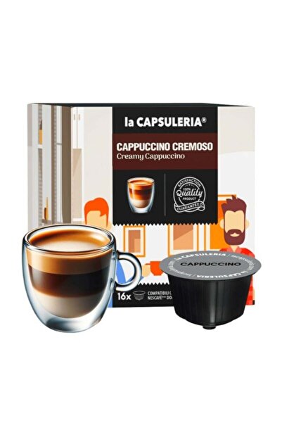 La Capsuleria Cappuccino, 16 Dolce Gusto compatible capsules, La Capsuleria