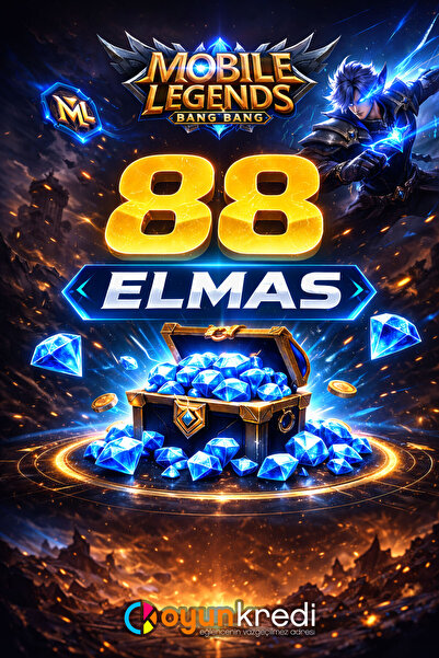 oyunkredi Mobile Legends 88 Elmas TR
