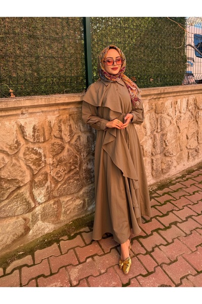 Warga Volan Ruffled Hijab Dress