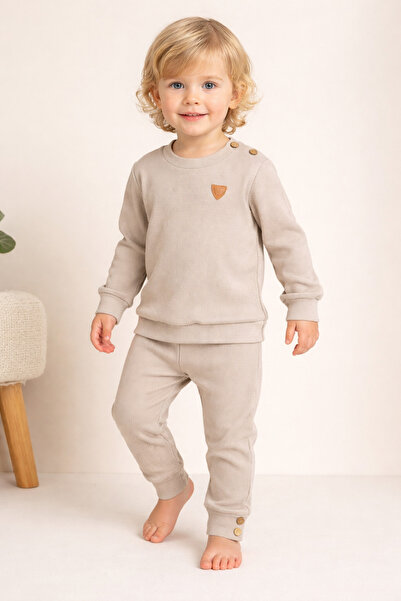 minella kids Unisex Top and Bottom Set That Can Be Used in All Seasons
