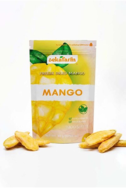 yöresel مانجو مجففة بالتجميد من سيكافارم 20 جرام - رقائق فواكه مجففة بالتجميد