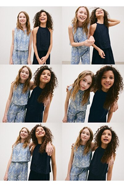 MANGO Kids Halter yaka uzun tulum