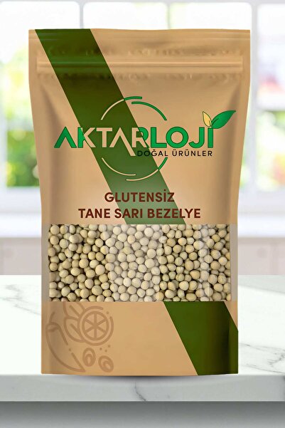 aktarloji 500 Gr Glutensiz Tane Sarı Bezelye Kurusu - Katkısız & Doğal