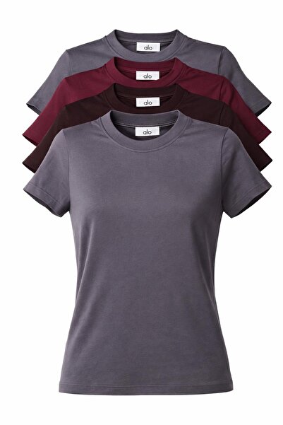 Store Buzzy Fabric Padded 4-Piece Short Sleeve Bodysuit