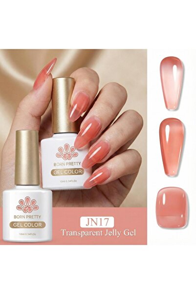 Born Pretty 10ml Jelly Nude Seri Kalıcı Oje JN17 (56347)