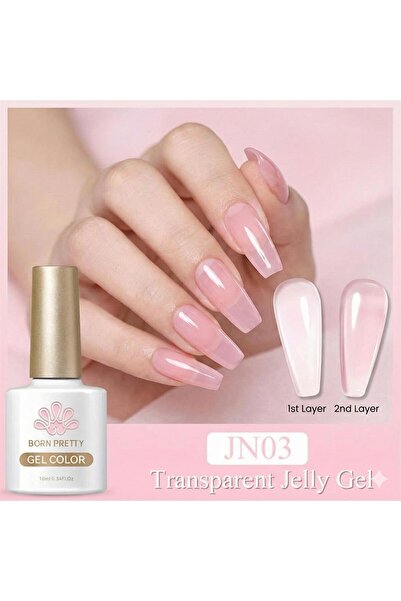 Born Pretty 10ml Jelly Nude Seri Kalıcı Oje JN03 (56347)