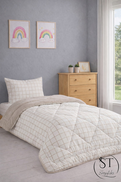 Shopyteks Μονό Σετ Ύπνου Welsoft Puffi 155x215 |   Με σεντόνια |   2 τεμάχια ...