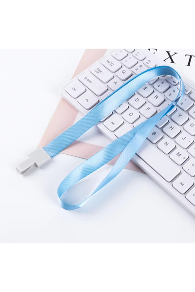 Bigpoint Clip-On Collar Rope Light Blue X 50 Pieces