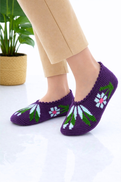 El örgüsü Kadın Patik Tunus Işi Bohçalık Çeyizlik Hediyelik