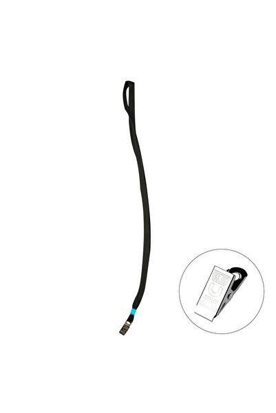 Bigpoint حبل ياقة معدني بمشبك أسود × 50 قطعة