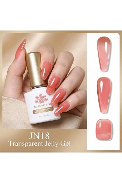 Born Pretty 10ml Jelly Nude Seri Kalıcı Oje JN18 (56347)