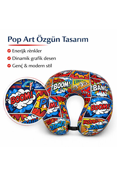 Armegeda , Ortopedik Visco Seyahat Yastığı Profesyonel Boyun Yastığı Rahat Uy...