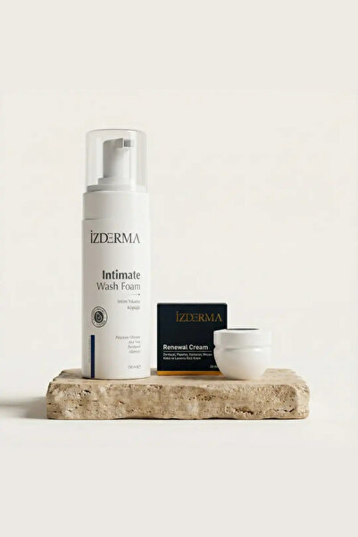 izderma Renewal Krem Intim Yıkama Köpüğü Dış Genital Bölge Bakım Seti 2'li Set