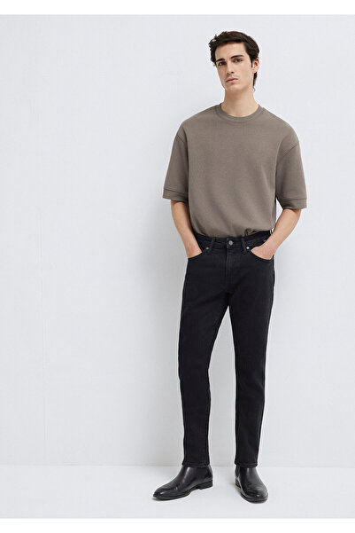 Mavi Pantaloni din denim Jake Classic Denim Yıkamalı Antrasit 0042290642