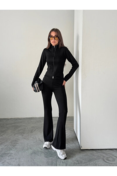 mydukkan.co بدلة مشروط بسحاب - أسود