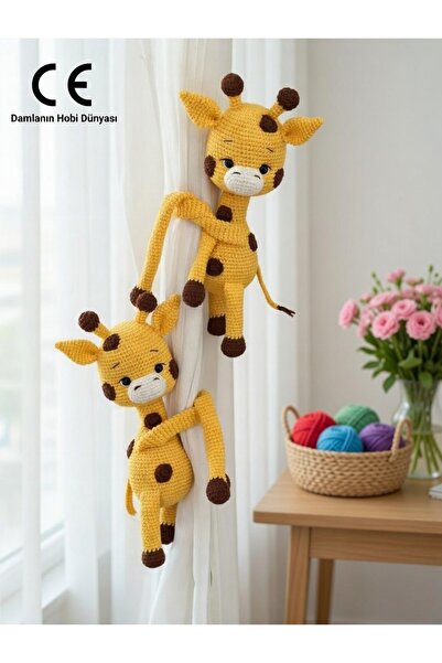 BABYBOUTİQUEHOUSE ZÜRAFA 2Lİ PERDE TUTUCU