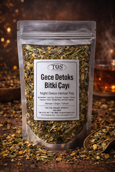TOS The Organic Spices Gece Detoks Bitki Çayı 40 gr (1. Kalite) Night Detox H...
