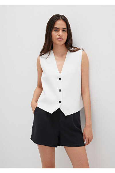 Mavi White Knitwear Vest Regular Fit / Regular Cut 1710694-620