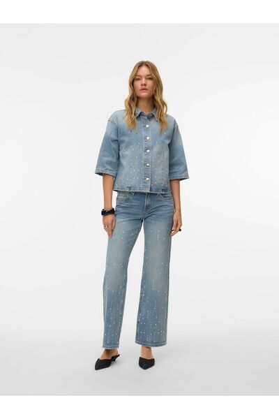 Vero Moda Jeanshemd VMALEA Jeanshemd
