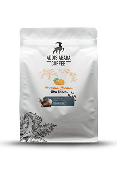 Addis Ababa Coffee 250 جرام قهوة تركية - برتقالية ونكهة