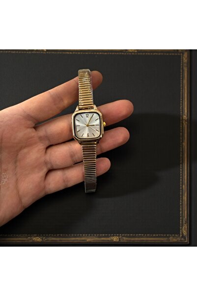 CLUPPOLOON ÇELİK KORDON KARE MİNİMAL KADIN KOL SAATİİ