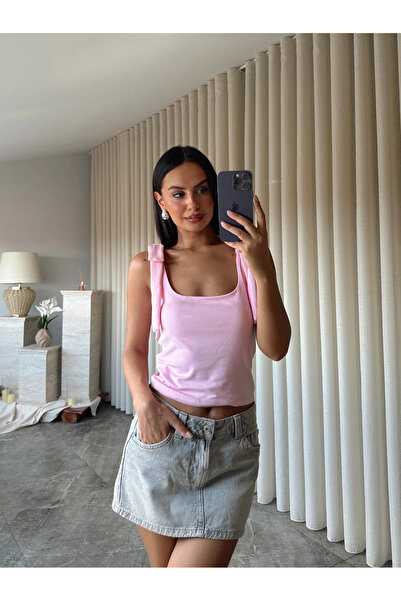 mydukkan.co Bow Detail Blouse - Pink