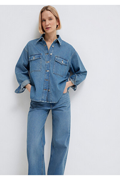 Mavi Bekka Classic Denim Indigo Mavisi Jean Gömlek Boyfriend 1211000-89250