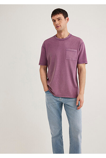 Mavi Μωβ T-Shirt Loose Fit / Loose Relaxed Fit 0612596 -89596