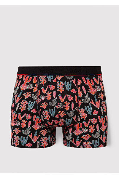 Mavi Cactus Patterned Black Boxers 091122 -900