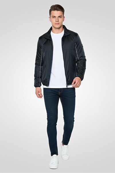 BOSS Men Brand Logo Windbreaker Jackets, Black