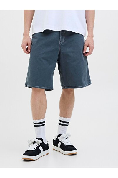 Jack & Jones Džínsy-Šortky Vrecovitý strih Džínsy-Šortky